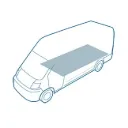 [131731] Bodenplatte CargoDelivery 12 mm für Fiat Ducato  L1  Schiebetüren beidseitig