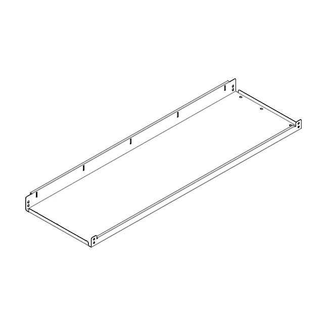 ABLAGEPLATTE FÜR REGAL MIT BEHÄLTER ART.K3 GELB 760X161X260