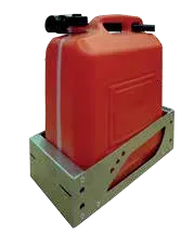 KANISTERHALTER + PLASTIKTREIBSTOFFKANISTER 10 L