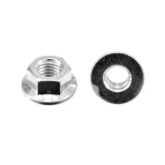 Sechkantmutter M6 mit Flansch ohne Sperrverzahnung