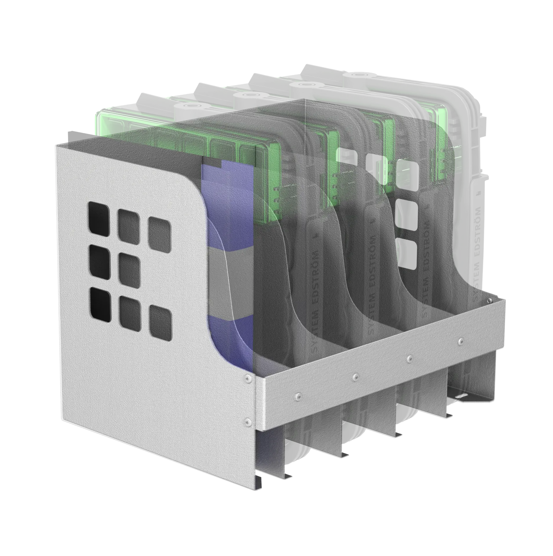 [SE6308] Koffer / Aktengestell - BxTxH 385x305x300 mm