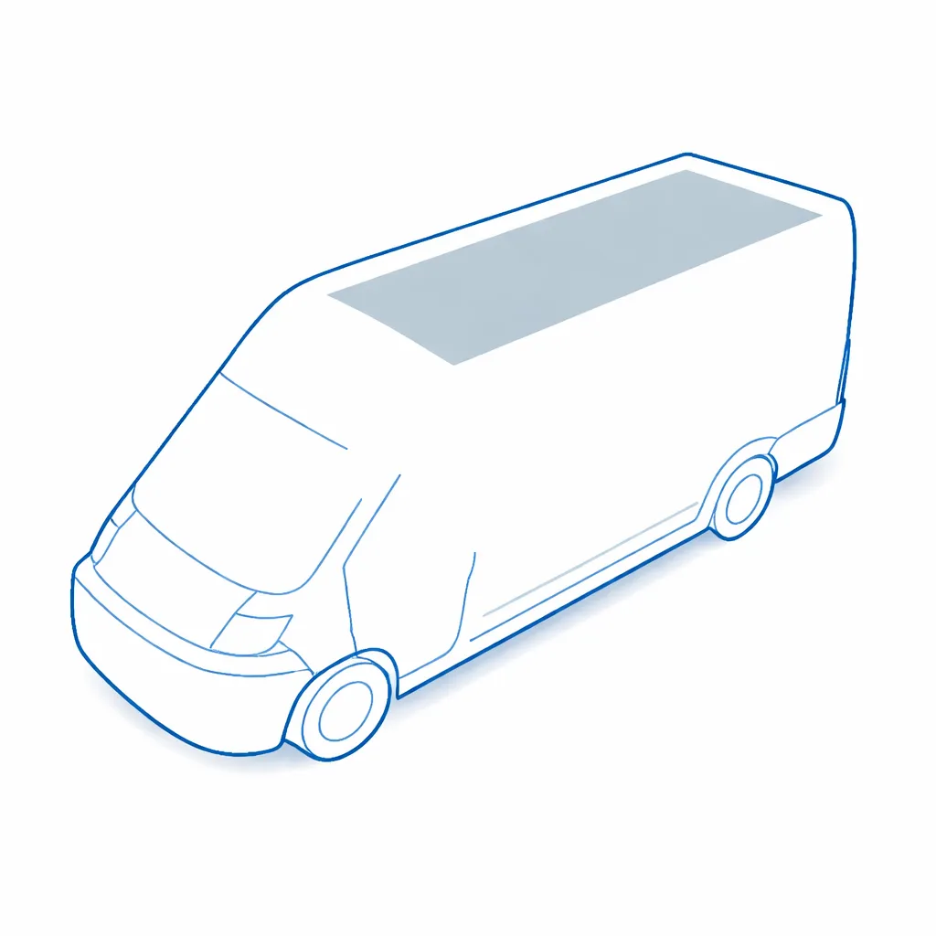 Deckenverkleidung Hold grau lackiert 4 mm für Fiat Scudo K0 L2H1 3275 FWD H1 Right Dachverkleidung