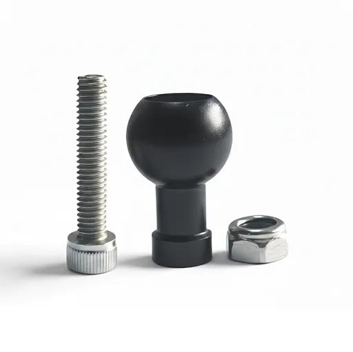 [Z1040] Kugelkopf Befestigung 17 mm 1/4" M6