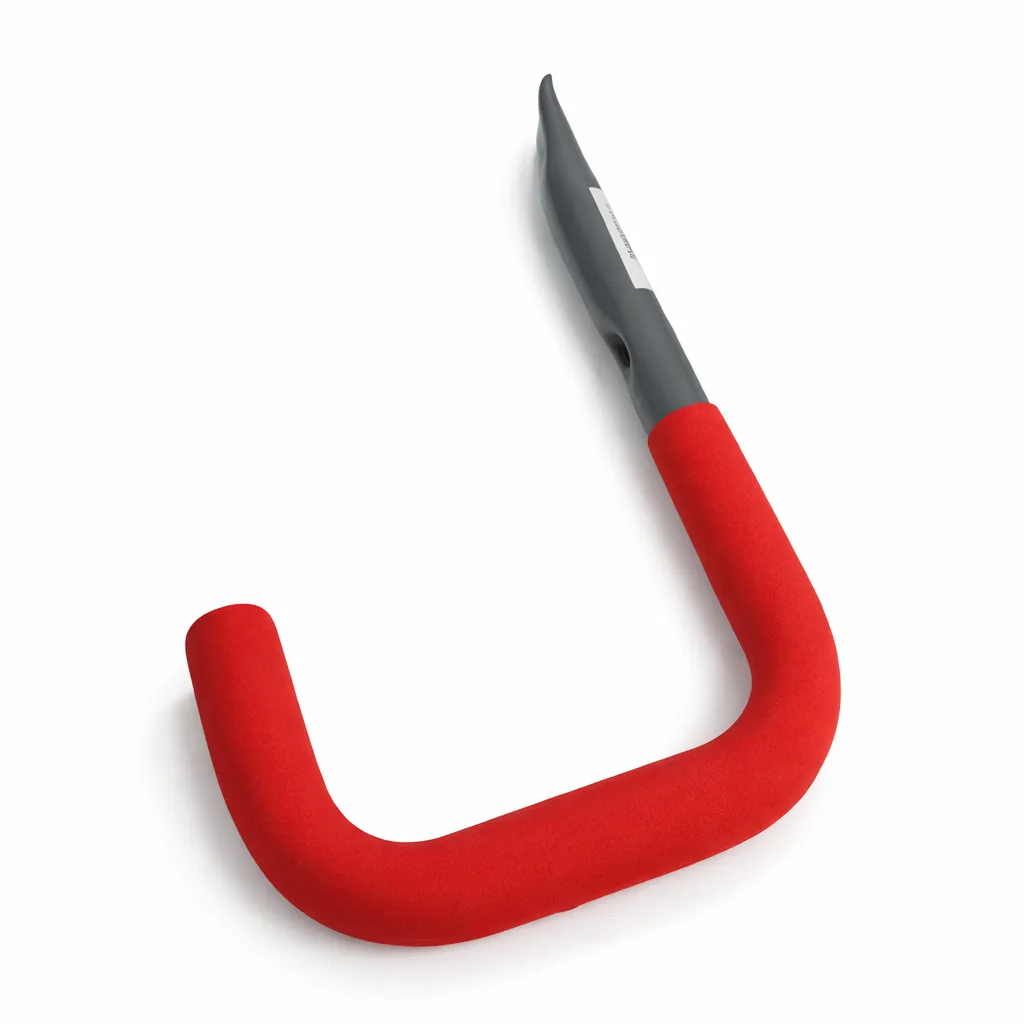 Wandhaken U-Form Rotgummi Ausladung 153 Mm