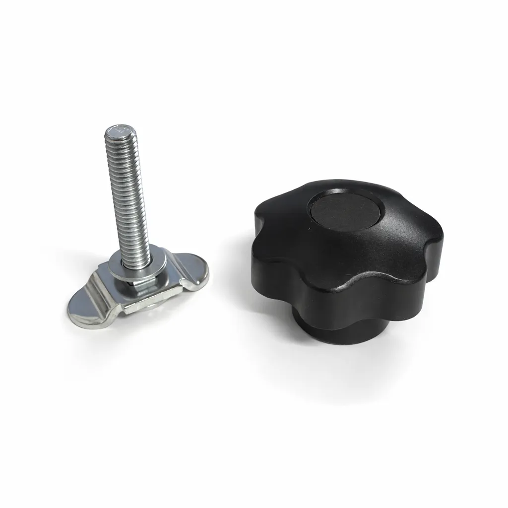 Schraubfitting M8x30 mit durchschraubbarem Kunststoff