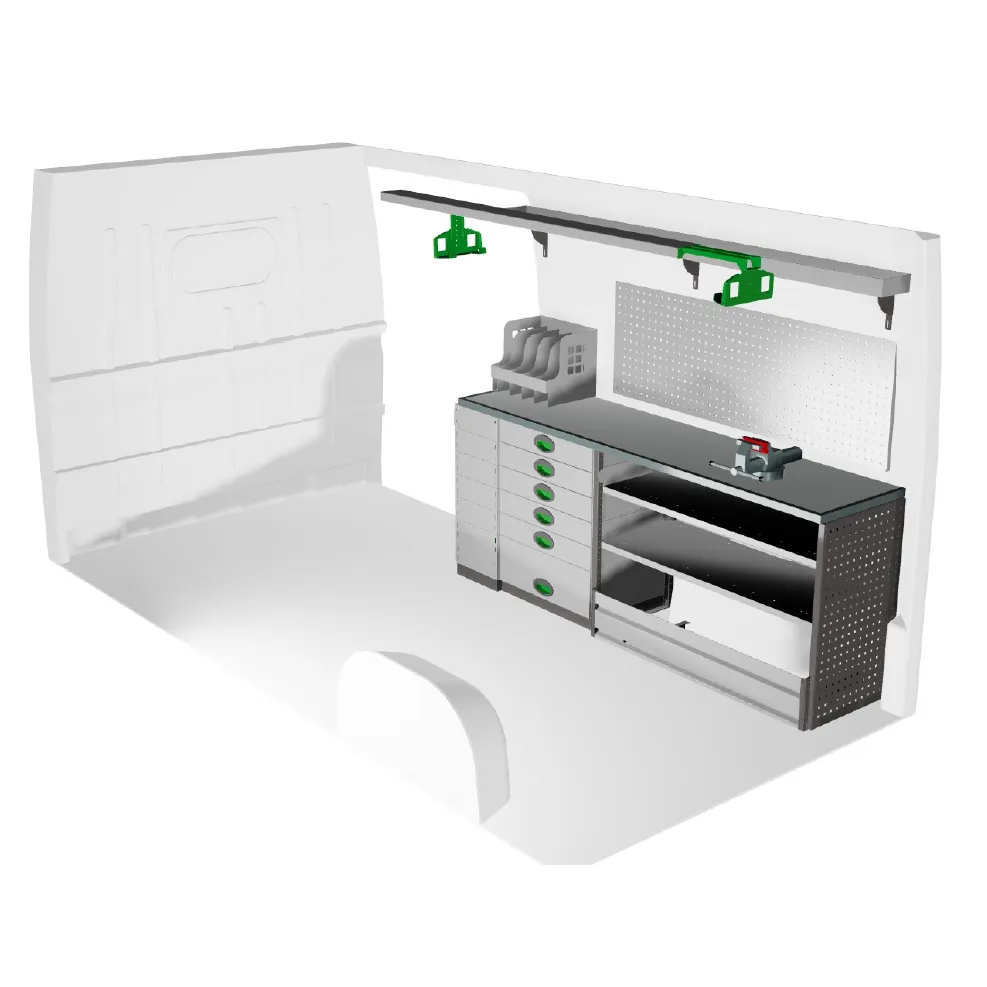 Fahrzeugeinrichtung Fahrerseite Serivcetechniker Beifahrerseite