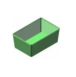 [9VA0000510] PLASTIKBEHÄLTER FÜR SCHUBLADE H63 GRÜN